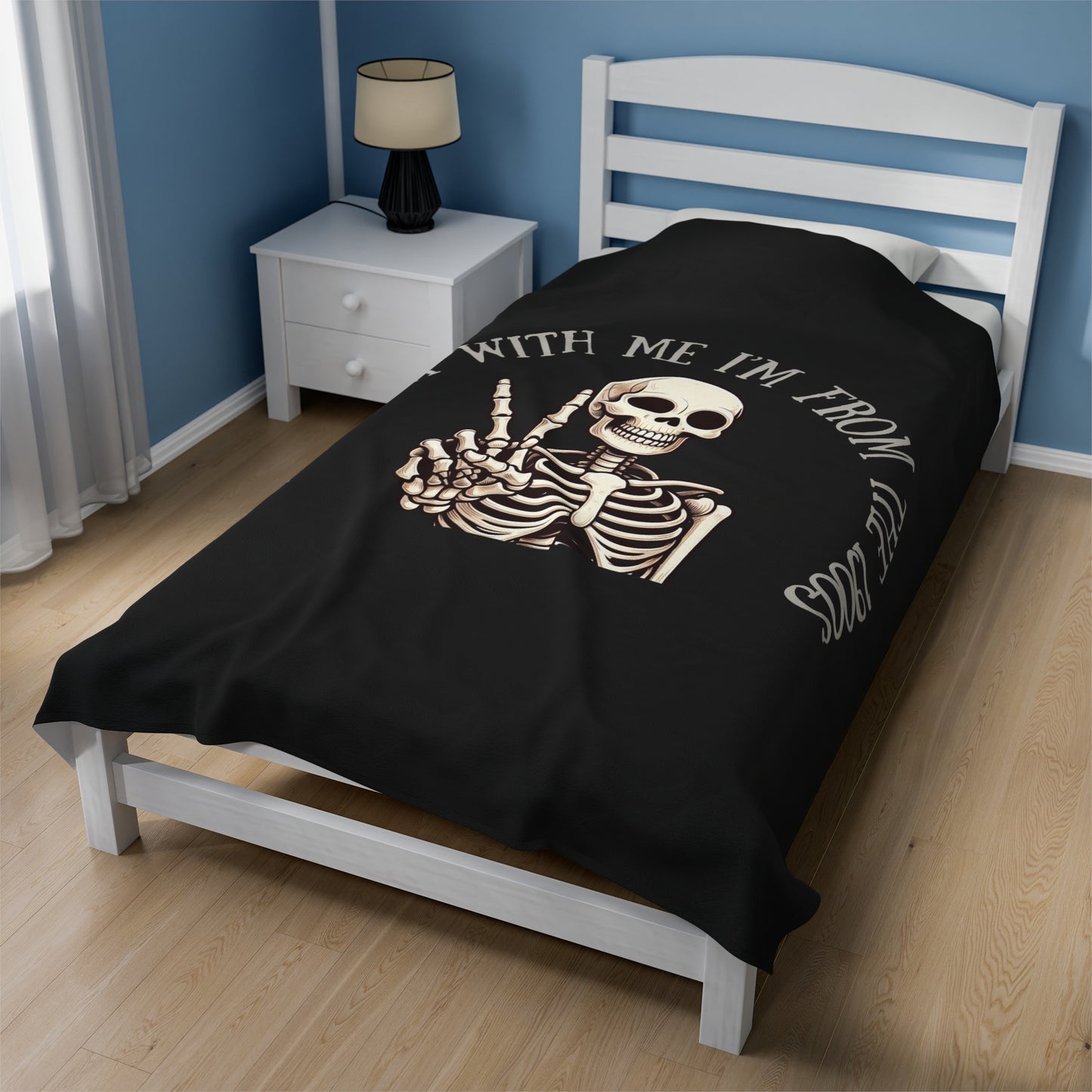 Vintage 1900s Design - Velveteen Plush Blanket
