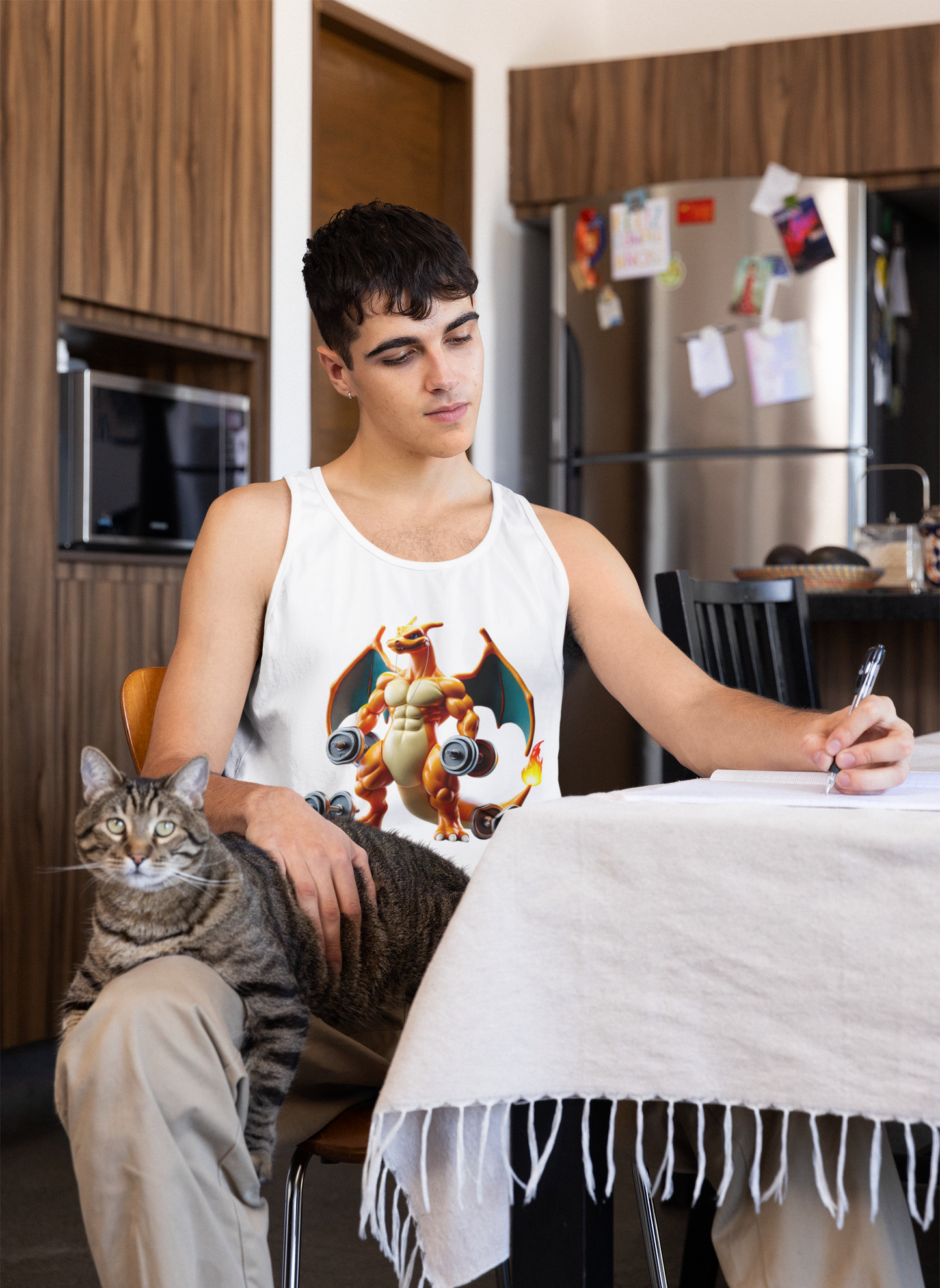 Men’s Soft Tank - Anime Workout