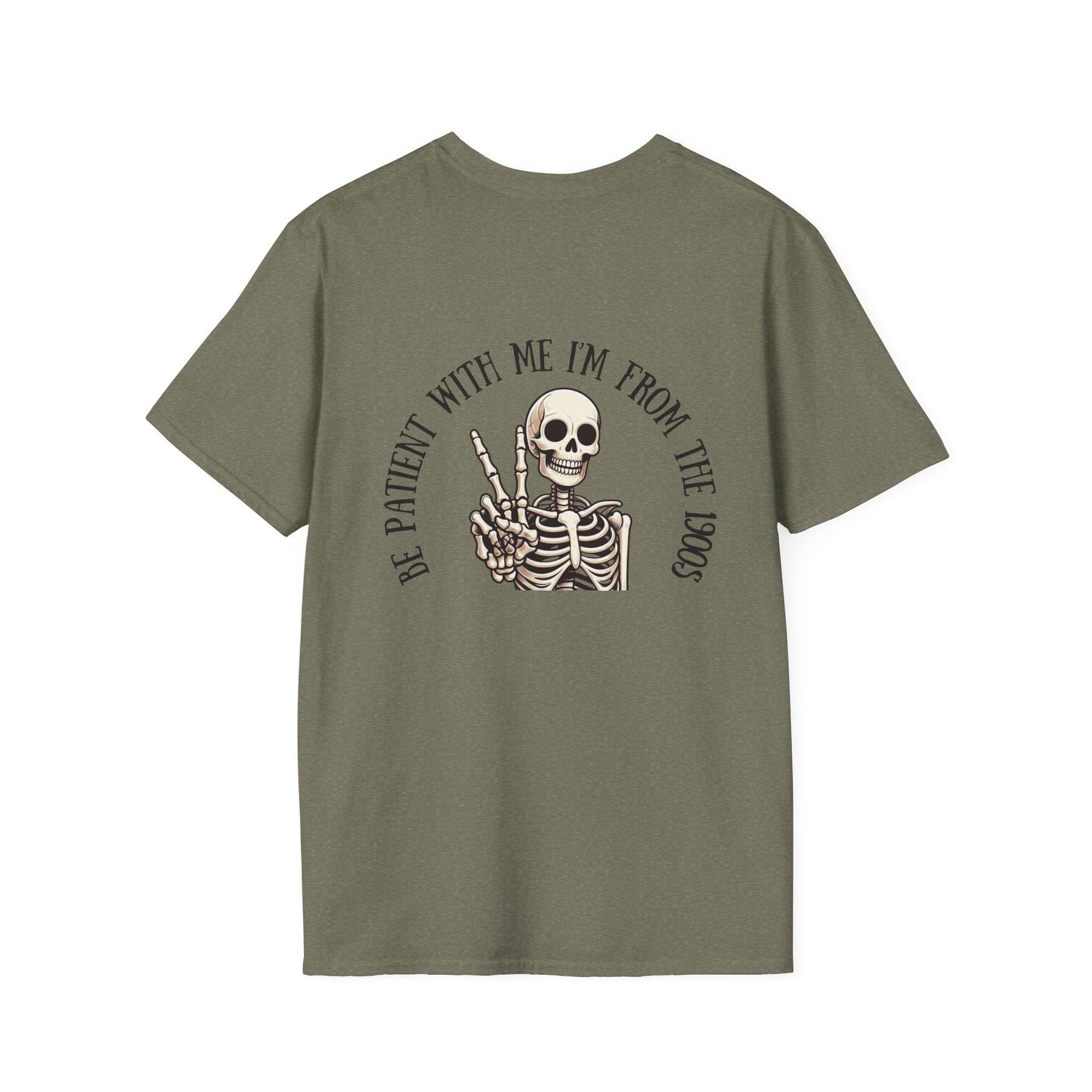Vintage 1900s Unisex T-Shirt - Be Patient With Me Design