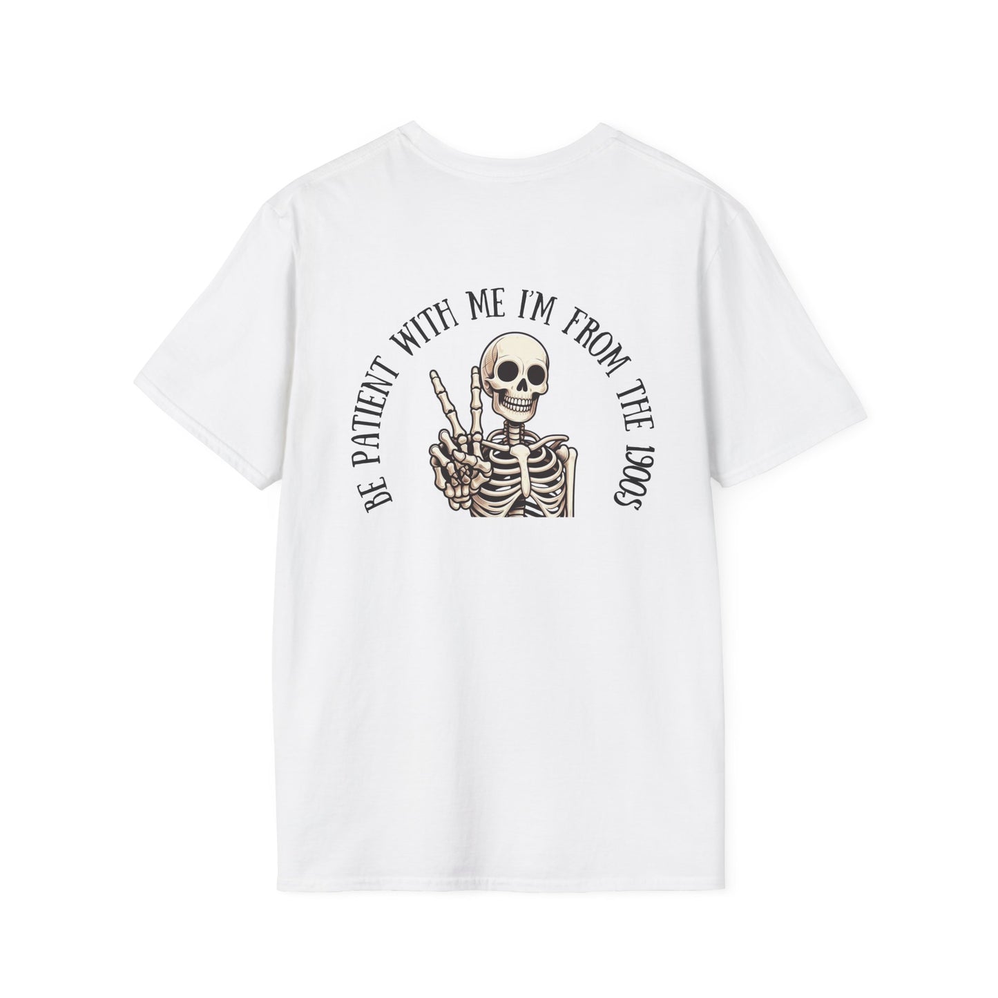Vintage 1900s Unisex T-Shirt - Be Patient With Me Design
