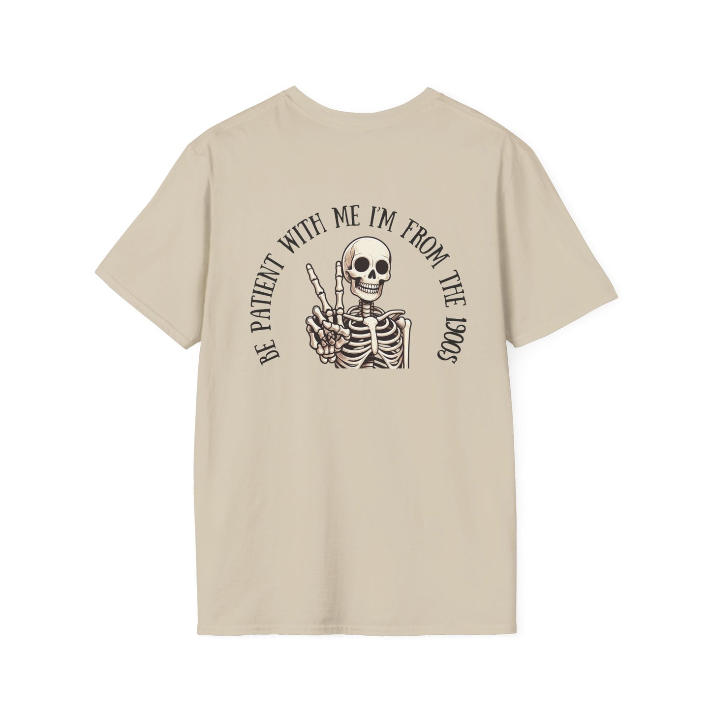 Vintage 1900s Unisex T-Shirt - Be Patient With Me Design