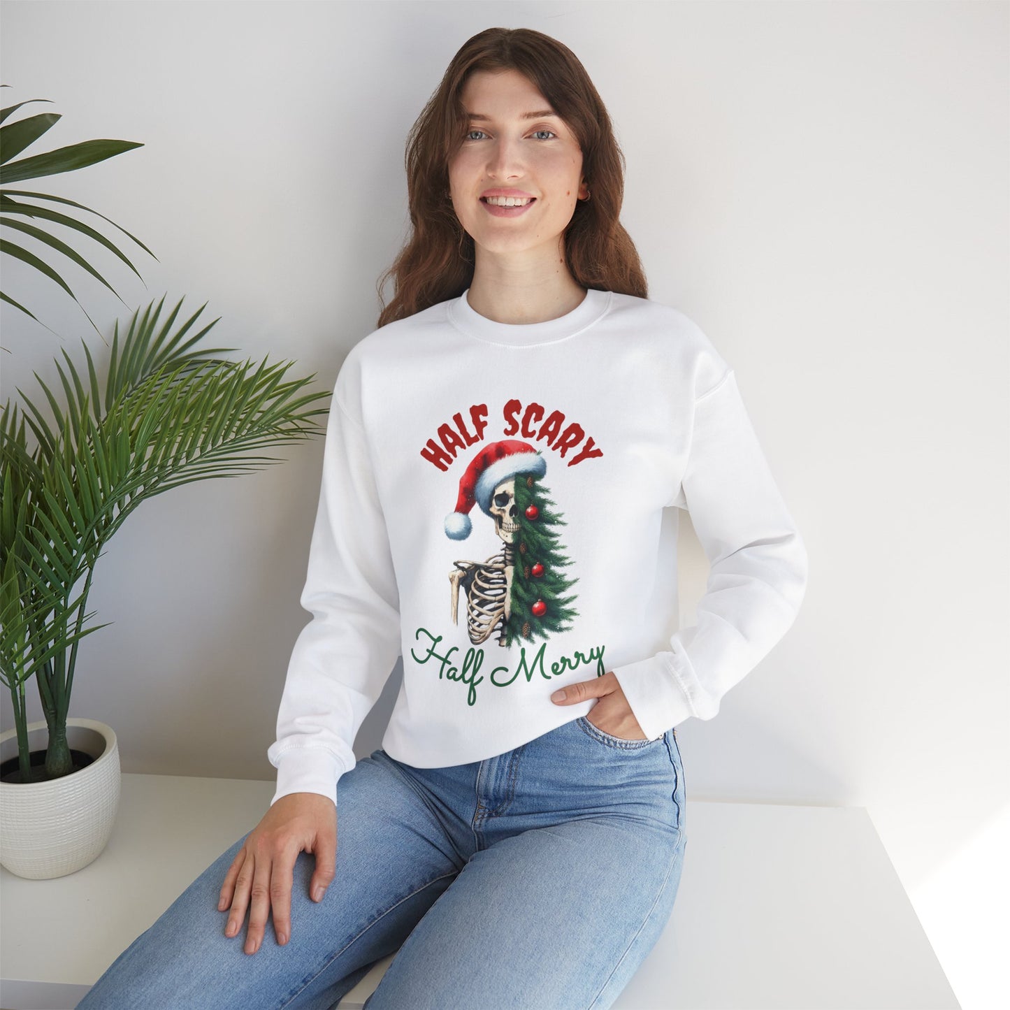 Scary Merry - Unisex Heavy Blend™ Crewneck Sweatshirt