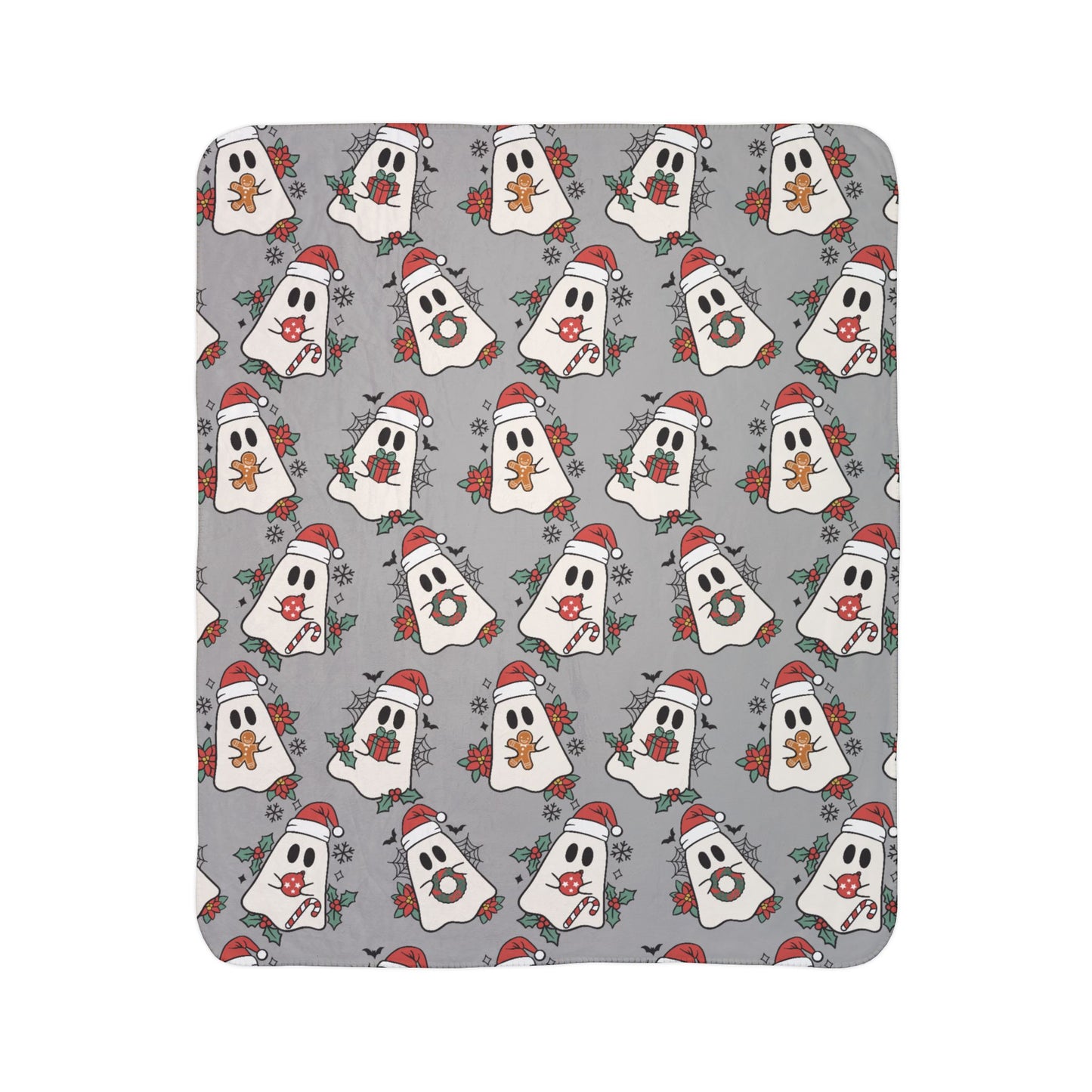 Jolly Ghost - Fleece Sherpa Blanket