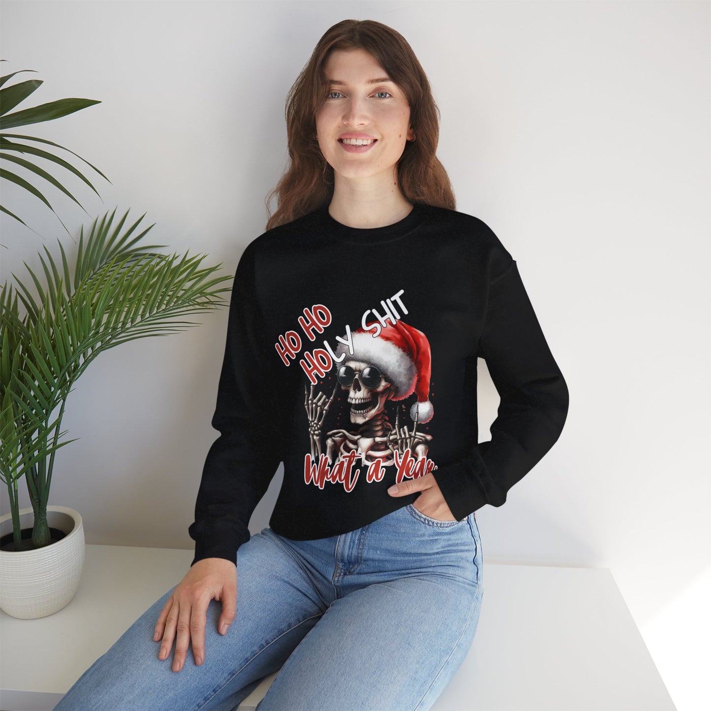 What a Year Design - Christmas Unisex Sweatshirt