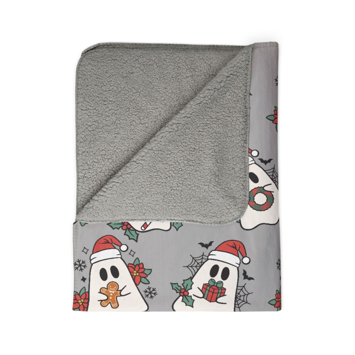 Jolly Ghost - Fleece Sherpa Blanket