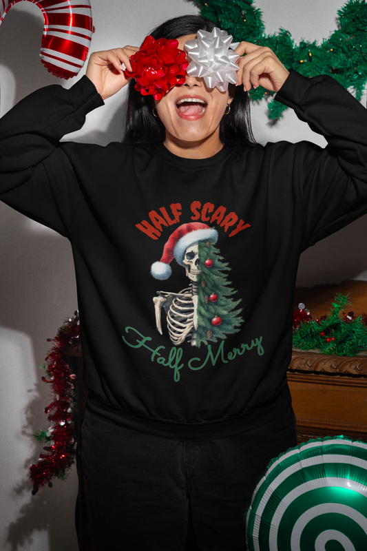 Scary Merry - Unisex Heavy Blend™ Crewneck Sweatshirt