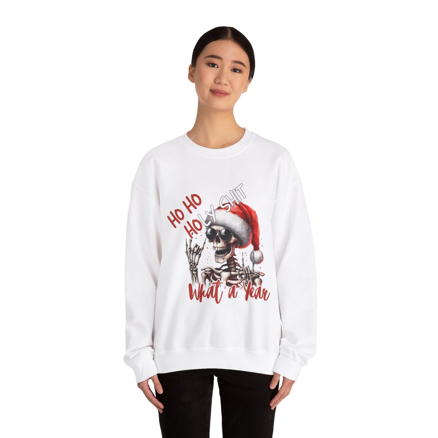 What a Year Design - Christmas Unisex Sweatshirt