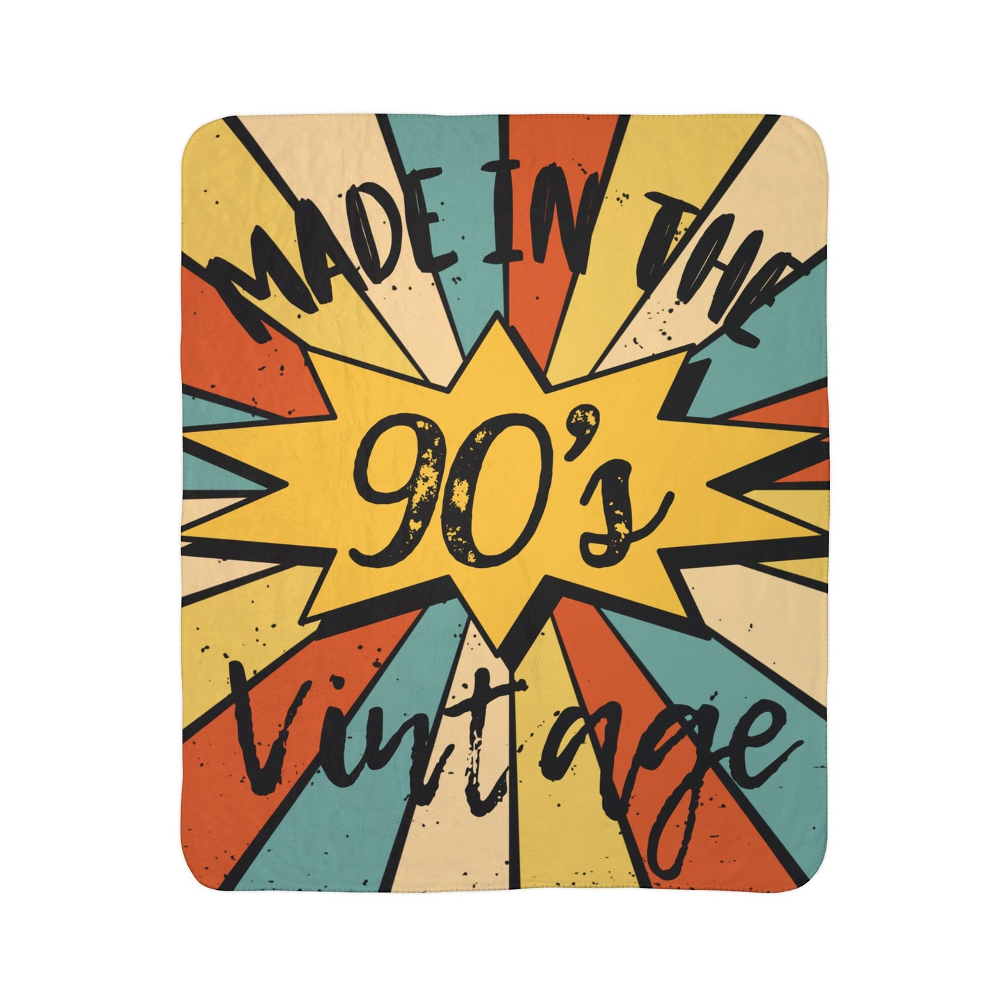 Made in the 90’s - Fleece Sherpa Blanket