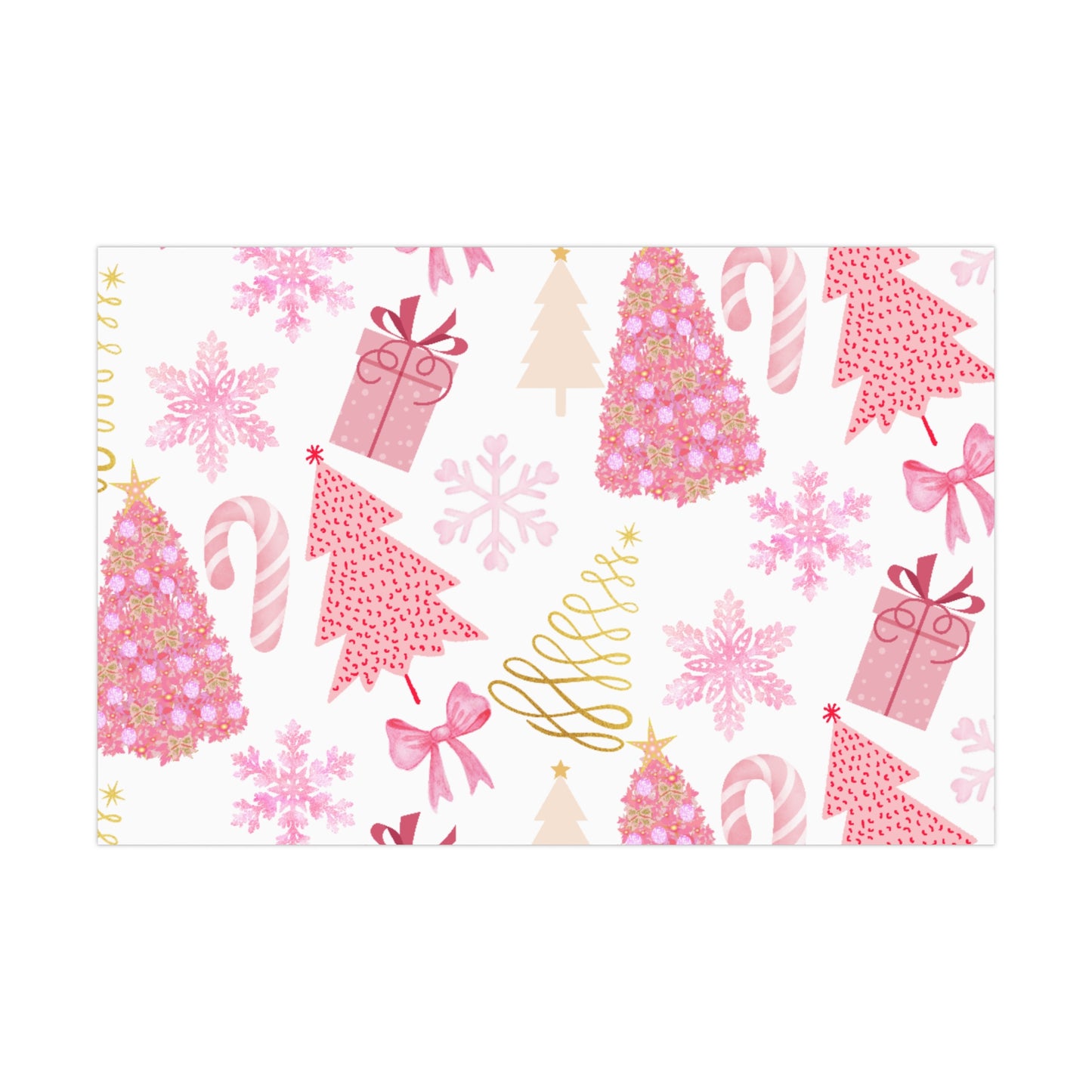 Wrapping Paper - Pink Christmas