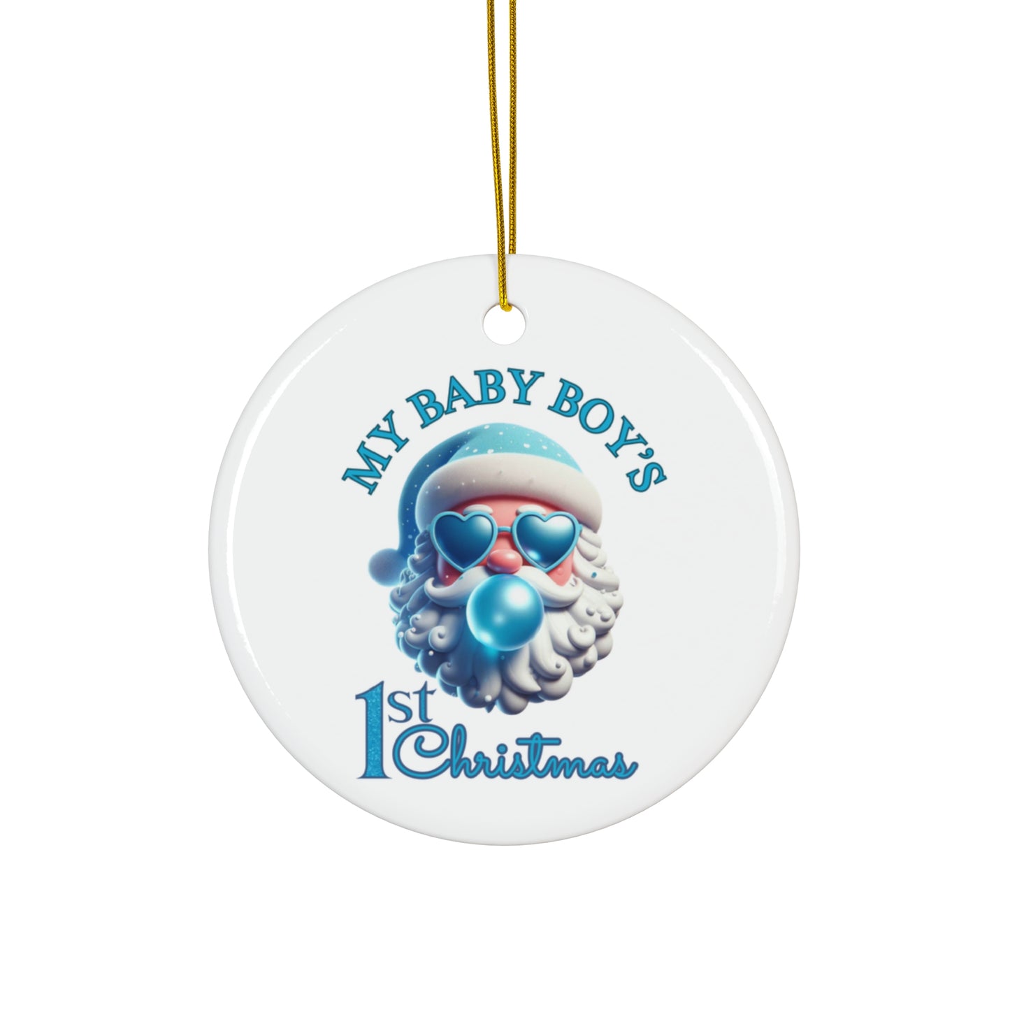 Ceramic Ornament - Baby Boy's First Christmas